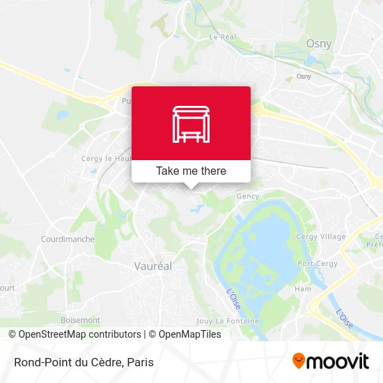 Mapa Rond-Point du Cèdre