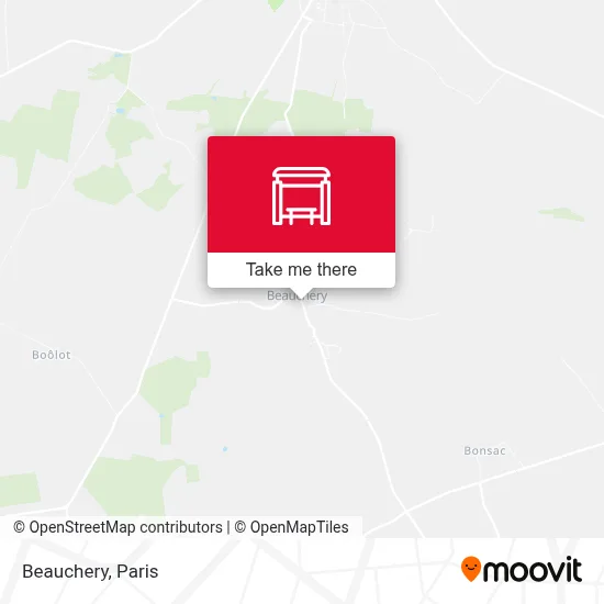 Beauchery map