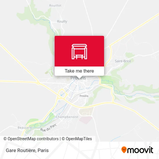 Gare Routière map
