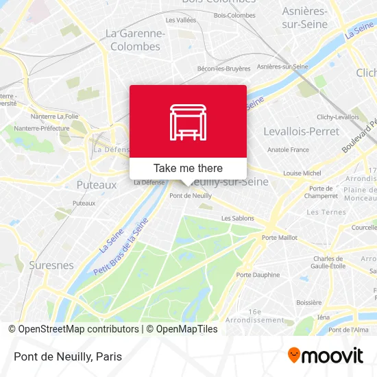 Pont de Neuilly map