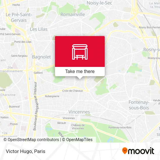 Victor Hugo map