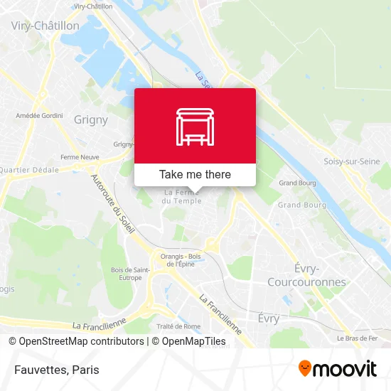 Fauvettes map