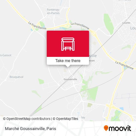 Marché Goussainville map