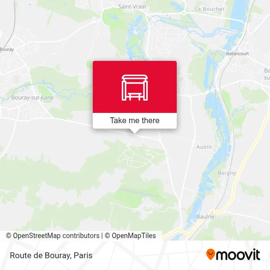 Route de Bouray map