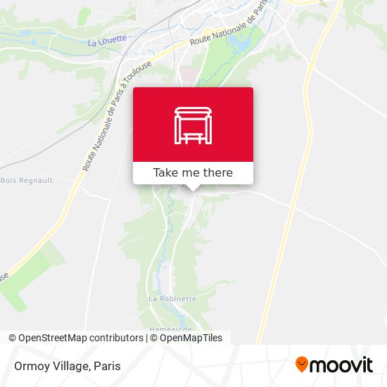Ormoy Village map