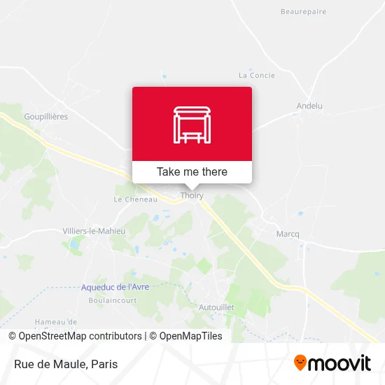 Mapa Rue de Maule