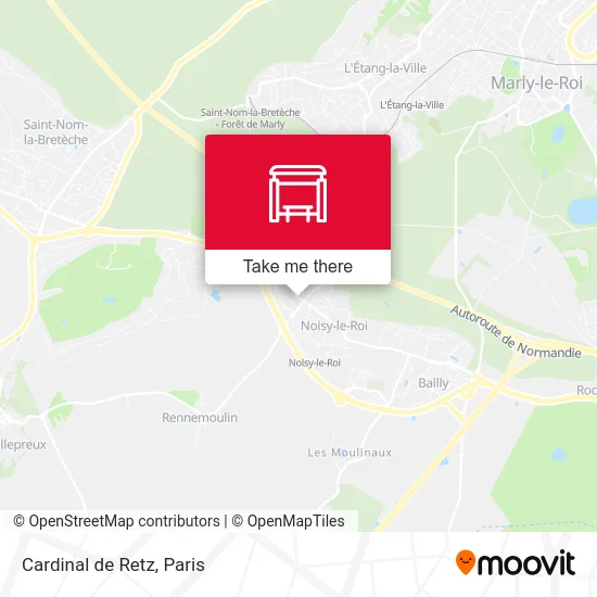 Cardinal de Retz map