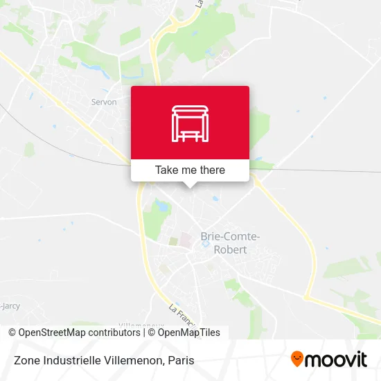 Zone Industrielle Villemenon map
