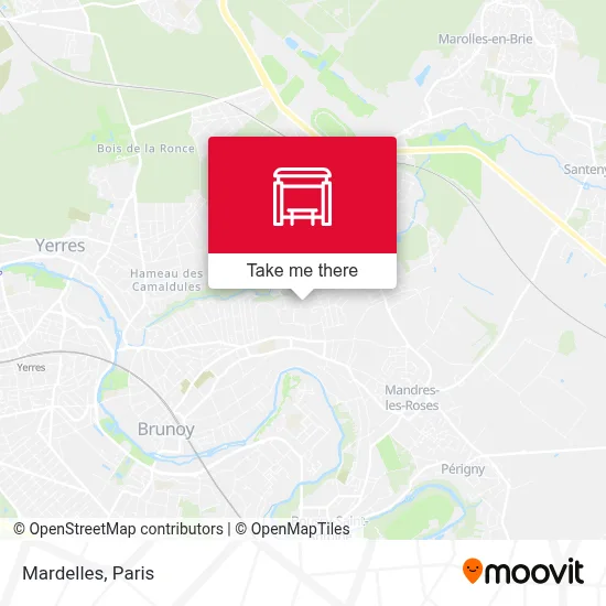 Mardelles map