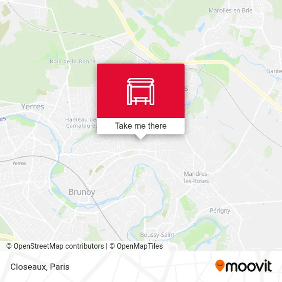 Closeaux map