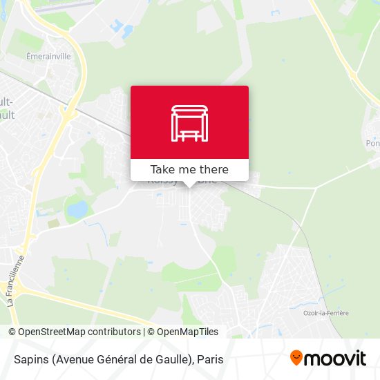 Sapins (Avenue Général de Gaulle) map