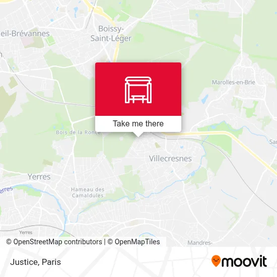 Justice map
