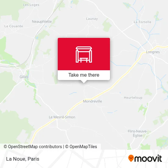 La Noue map