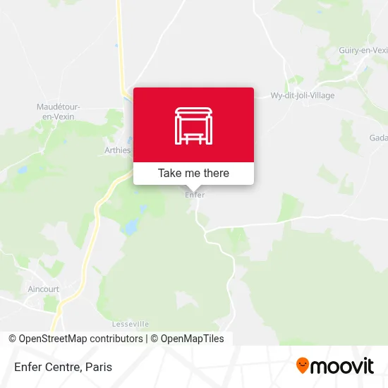 Enfer Centre map