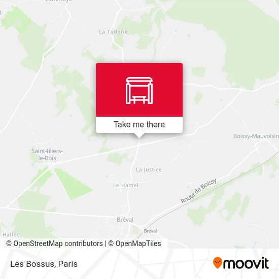 Les Bossus map