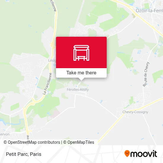 Petit Parc map