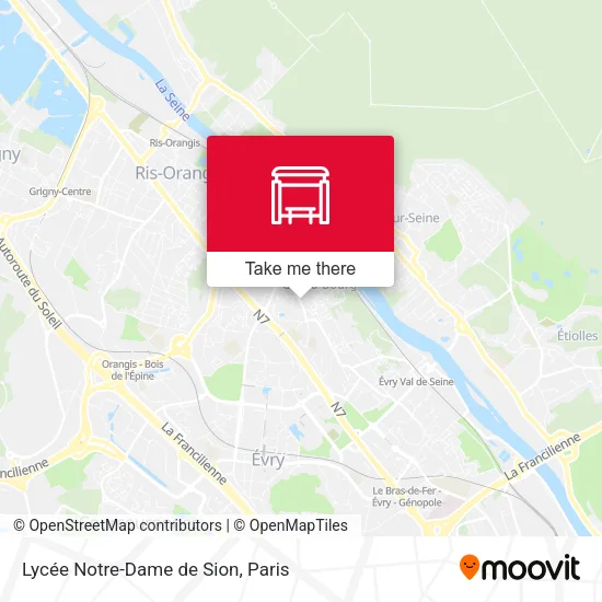 Lycée Notre-Dame de Sion map