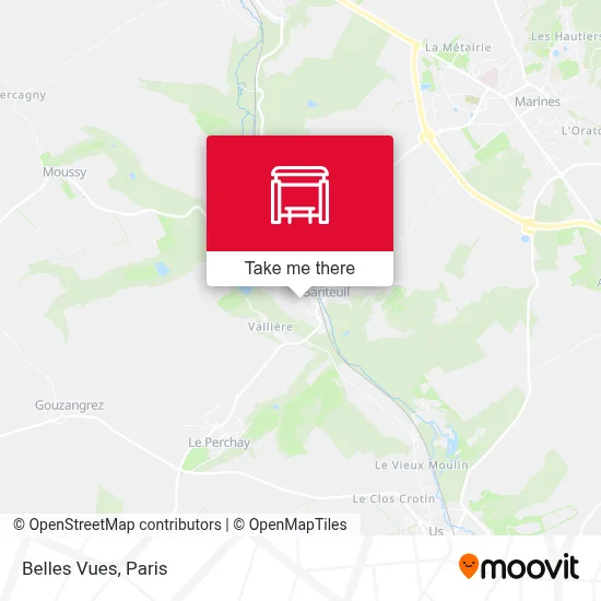 Belles Vues map