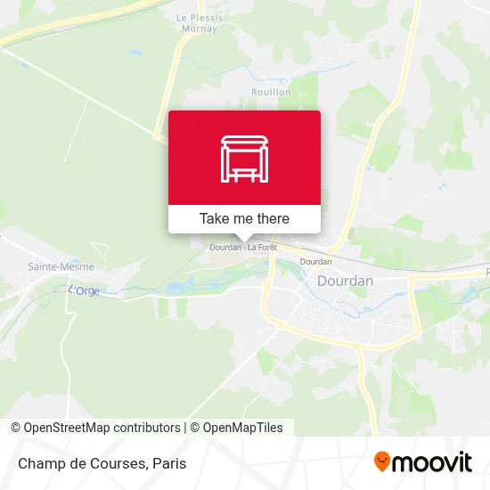 Champ de Courses map