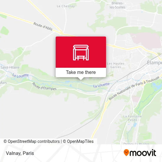 Valnay map