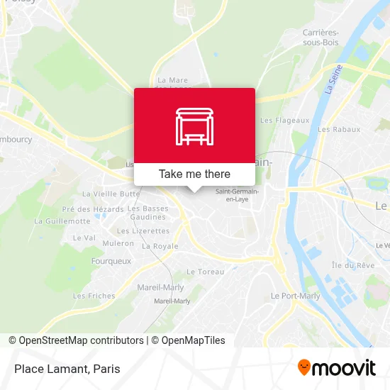 Place Lamant map