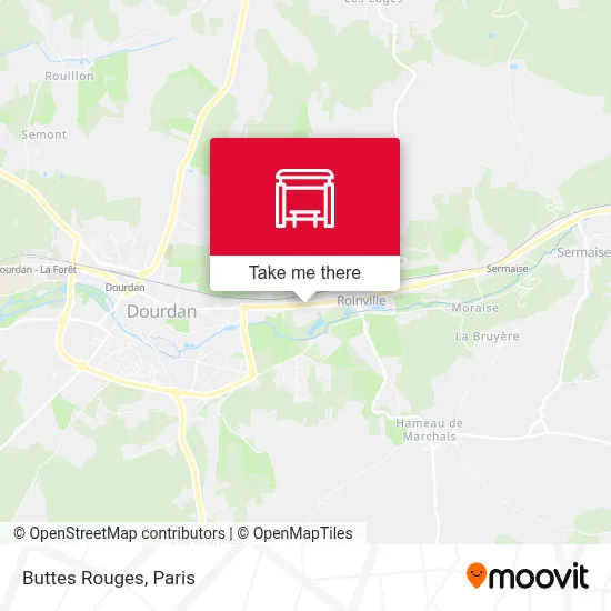 Buttes Rouges map
