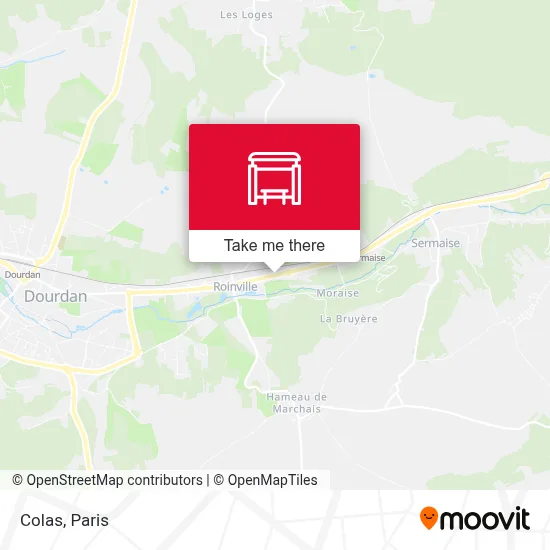 Colas map