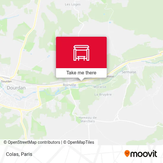 Colas map