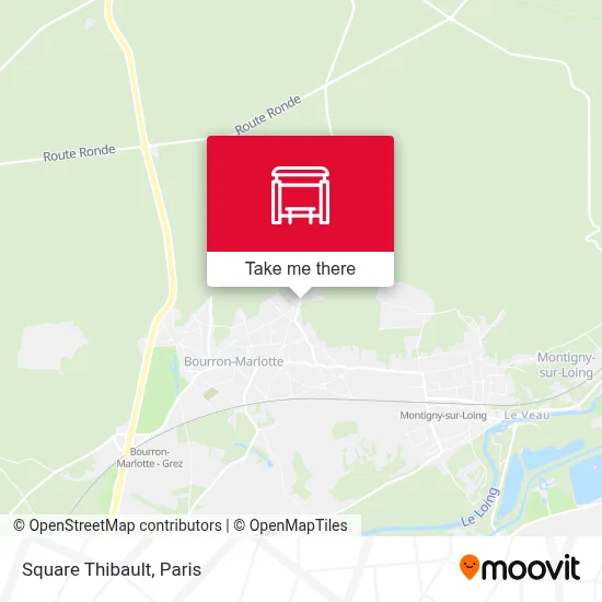 Square Thibault map