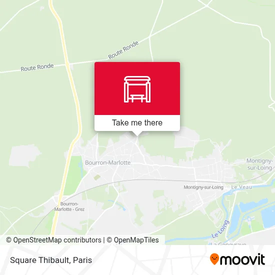 Square Thibault map