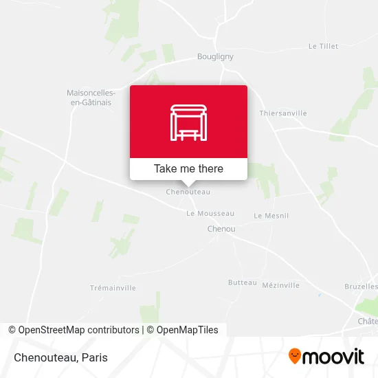 Chenouteau map