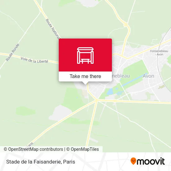 Stade de la Faisanderie map