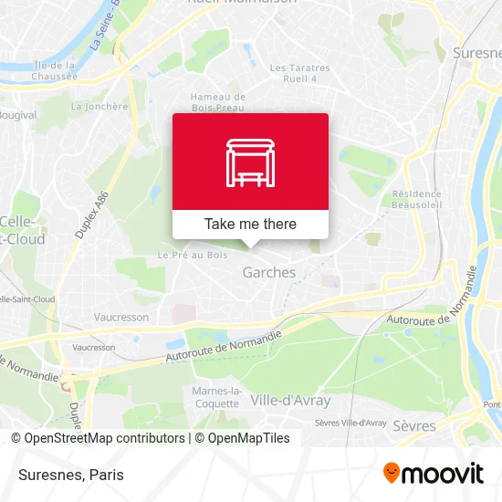 Suresnes map