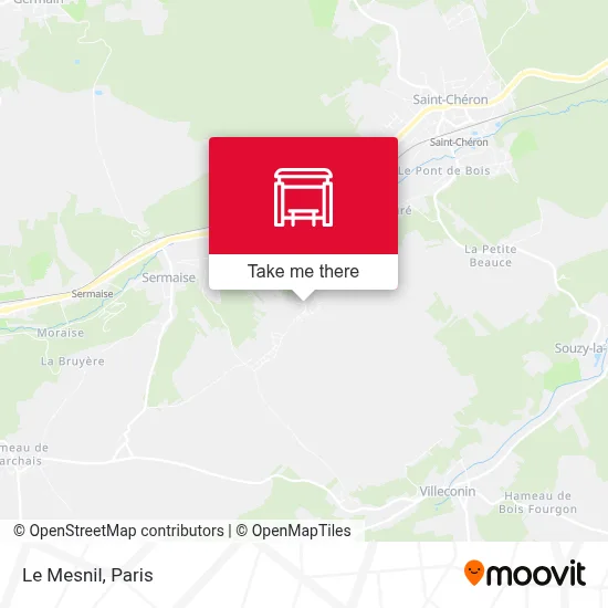 Le Mesnil map