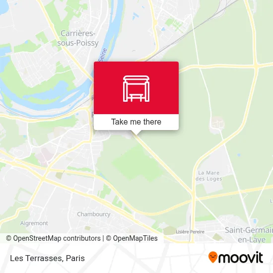 Les Terrasses map