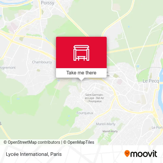 Mapa Lycée International