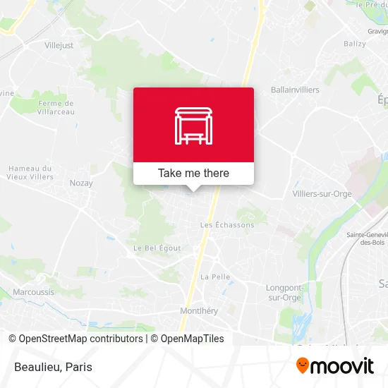 Beaulieu map