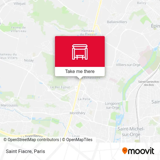Saint Fiacre map