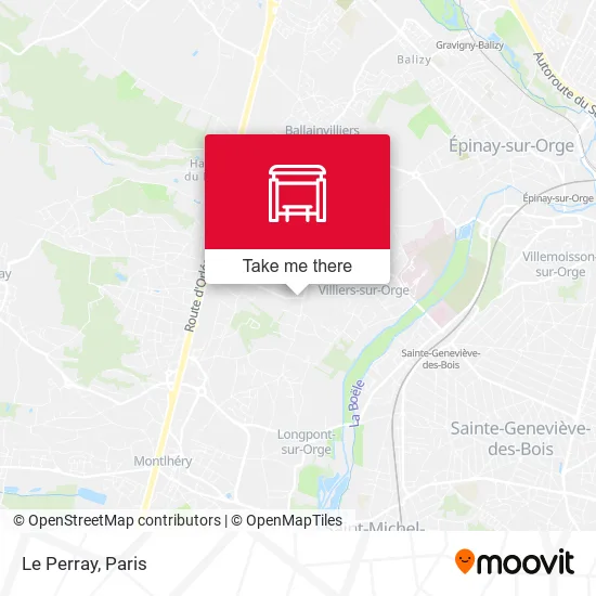 Le Perray map
