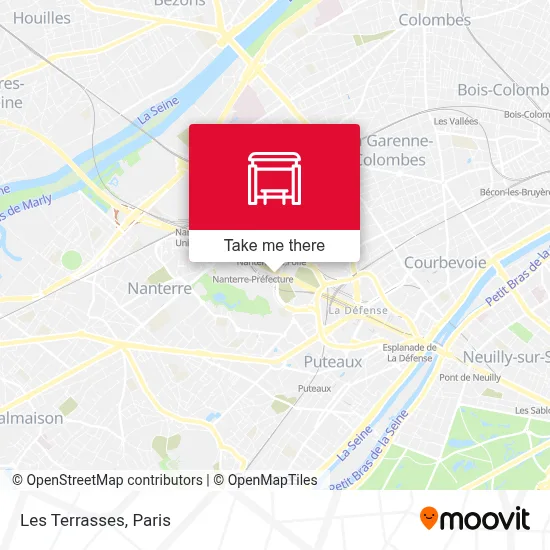 Les Terrasses map