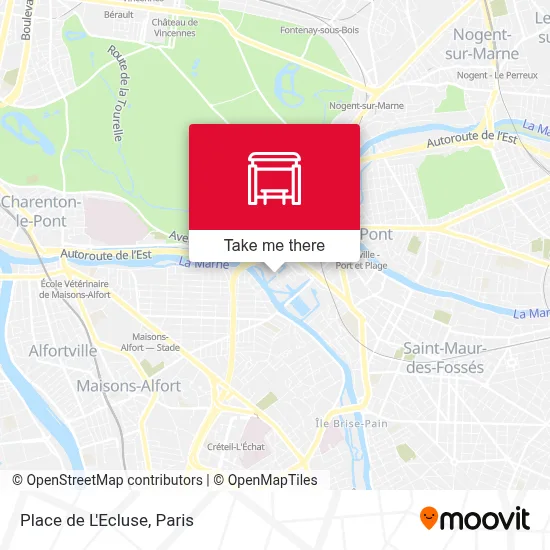 Place de L'Ecluse map