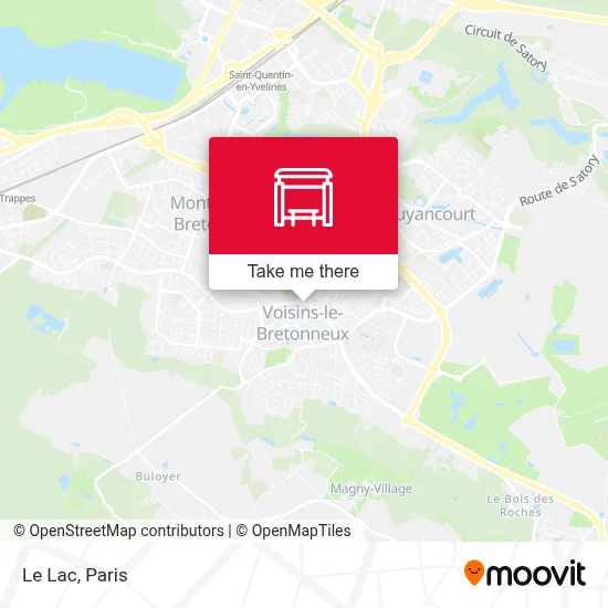 Le Lac map