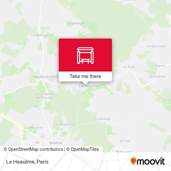 Le Heaulme map