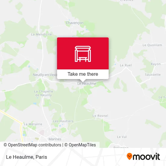 Le Heaulme map