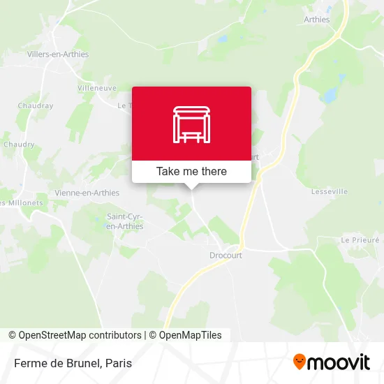 Ferme de Brunel map