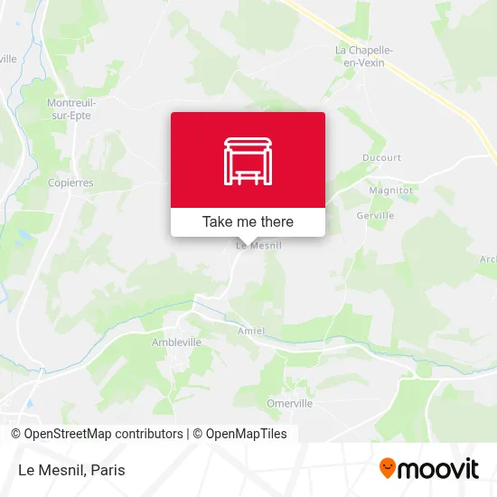 Le Mesnil map