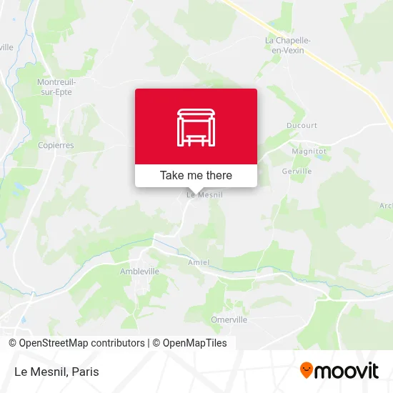 Le Mesnil map