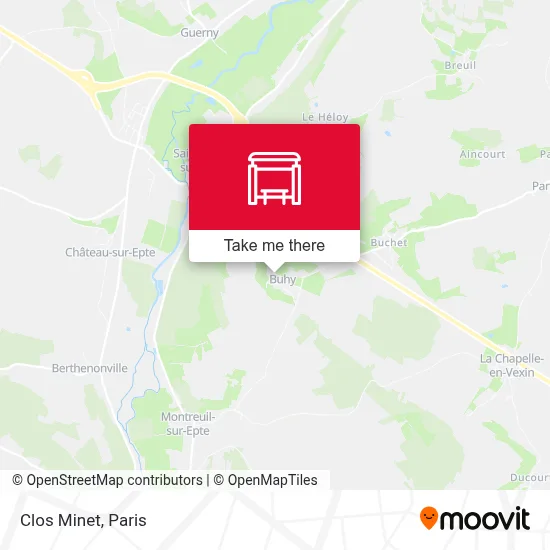 Clos Minet map