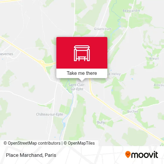 Place Marchand map