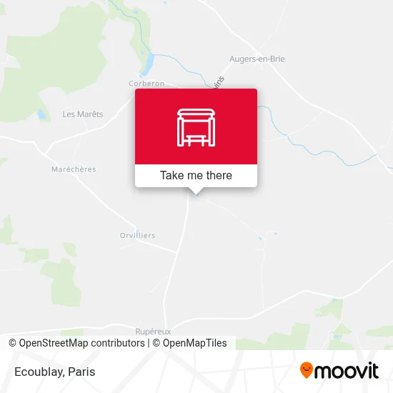 Ecoublay map